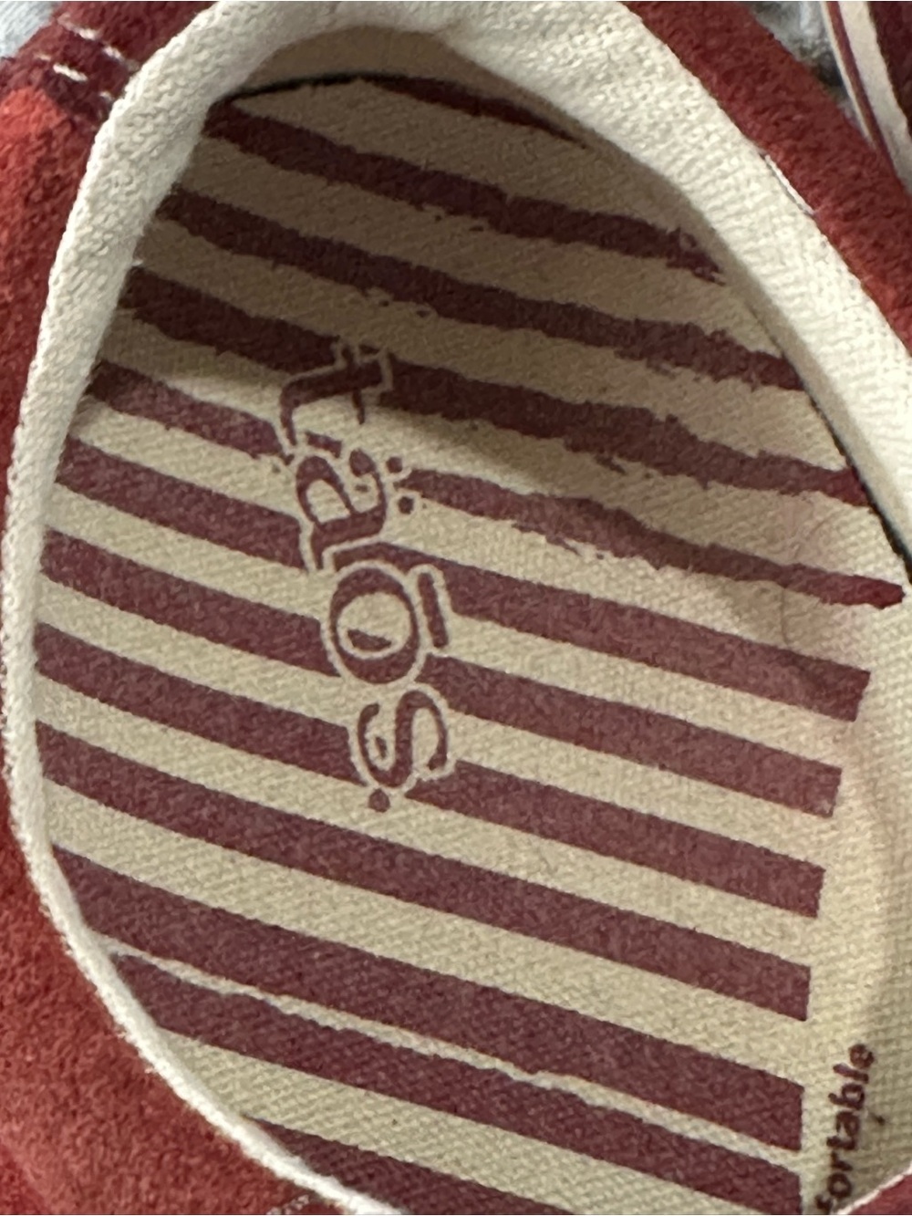 Taos Retro Star Suede Sneakers Womens Sz 8.5 Burgundy Rust Lace Up Comfort - Picture 4 of 12